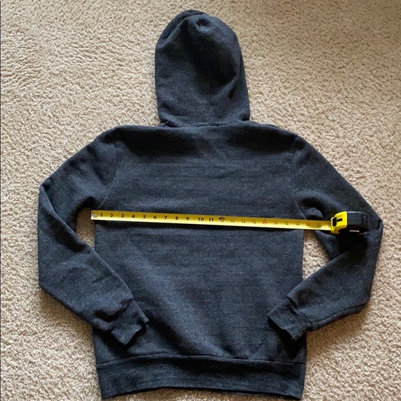 Rodarte “Radarte” Charcoal Hoodie Sweatshirt Sz S - Picture 3 of 6